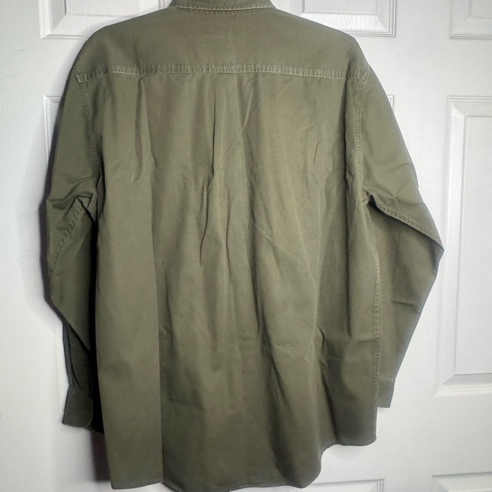 Carhartt Olive Button-Up Shirt - Picture 7 of 9
